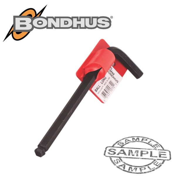 HEX BALL END L-WRENCH 8.0MM PROGUARD SINGLE BONDHUS - Power Tool Traders