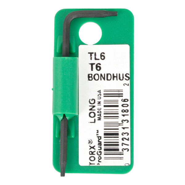TORX L-WRENCH T6 PROGUARD SINGLE BONDHUS - Power Tool Traders