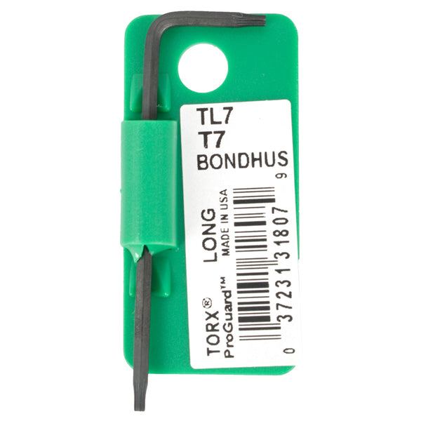 TORX L-WRENCH T7 PROGUARD SINGLE BONDHUS - Power Tool Traders