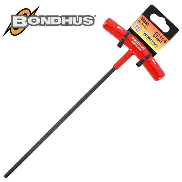 BALL END T-HDL 5.0MM PROGUARD SINGLE BONDHUS - Power Tool Traders