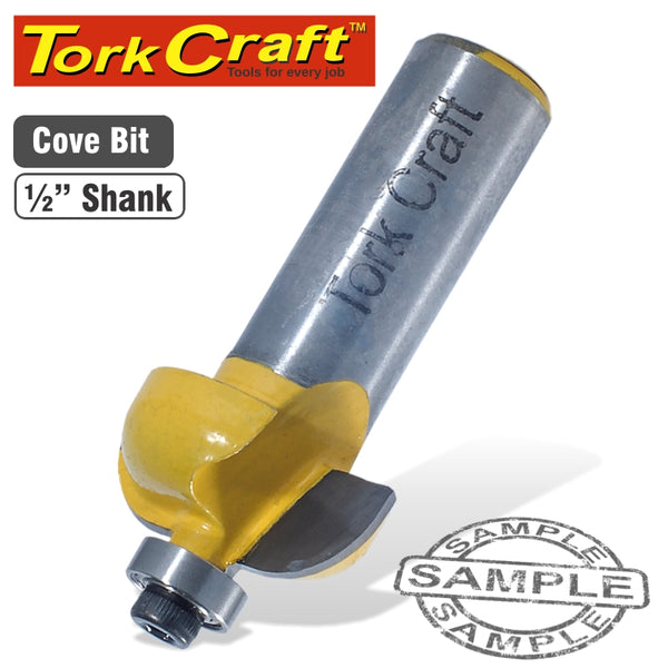 COVE ROUTER BIT WITH BEARING 1/2'X1/2' - Power Tool Traders