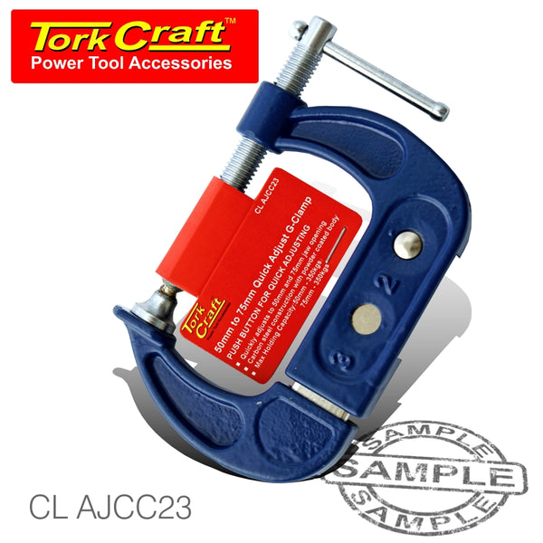 CLAMP G QUICK ADJUST 50MM - 75MM - Power Tool Traders