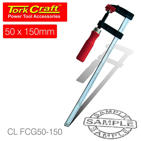 CLAMP GERMAN F-TYPE 50 X 150MM - Power Tool Traders
