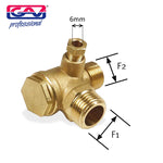 NON-RETURN VALVE 1/2' - M/M - Power Tool Traders