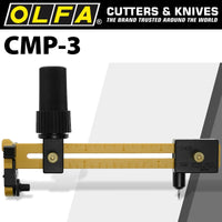 OLFA COMPASS CUTTER WITH 18MM ROTARY BLADE - Power Tool Traders