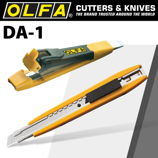 OLFA KNIFE INCOPORATING SNAP OFF BLADE DISPENSER 9MM SNAP OFF CUTTER - Power Tool Traders