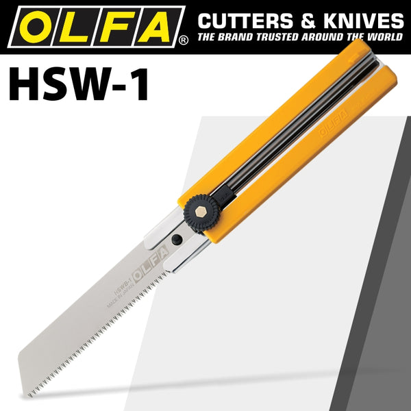 OLFA RETRACTABLE SAW KNIFE WITH HSWB-1 BLADE - Power Tool Traders