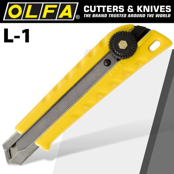 OLFA CUTTER MODEL L-1 HEAVY DUTY SNAP OFF KNIFE - Power Tool Traders