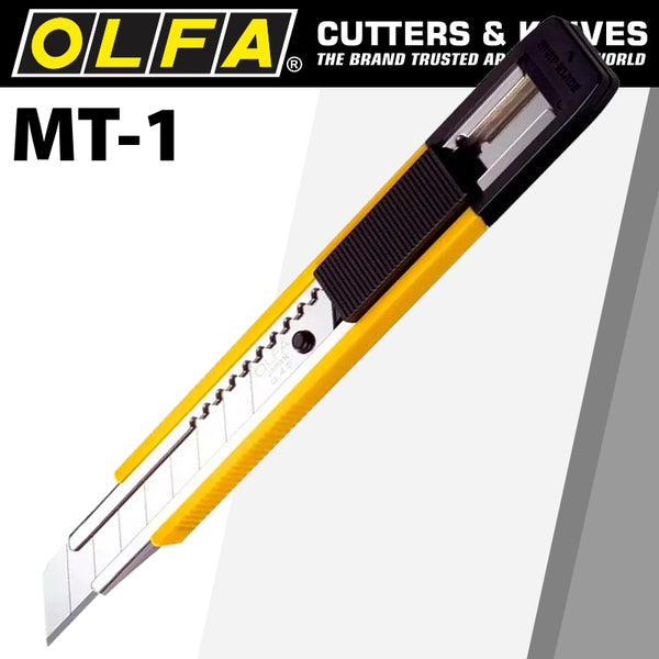 OLFA CUTTER 12.5mm MIGHTY TOUGH CUTTER WITH AUTO LOCK SNAP OFF KNIFE - Power Tool Traders
