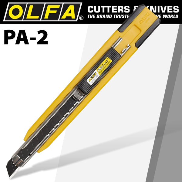 OLFA PRO LOAD MULTI BLADE AUTO LOAD CUTTER SNAP OFF KNIFE CUTTER 9mm - Power Tool Traders