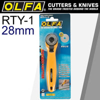 OLFA CUTTER MODEL RTY-C1 ROTARY 28MM - Power Tool Traders