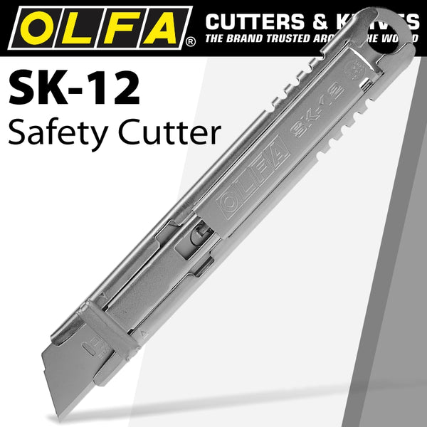 OLFA STAINLESS STEEL SAFETY KNIFE - Power Tool Traders