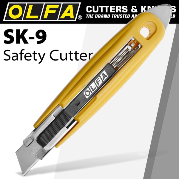 OLFA SAFETY KNIFE WITH TAPE SLITTER BOX OPENER CUTTER - Power Tool Traders