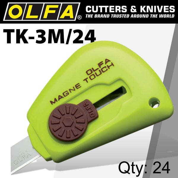 OLFA MAGNETIC TOUCH KNIFE 24 PER PACK - Power Tool Traders