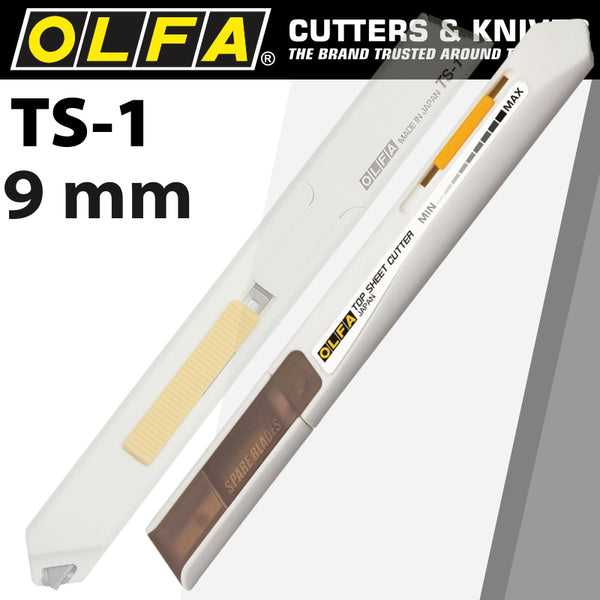 OLFA KNIFE TS1 TOP SHEET CUTTER 6MM - Power Tool Traders
