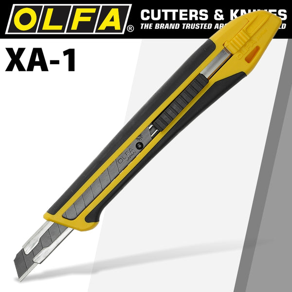 OLFA KNIFE XA1 9MM WITH ABB BLADE X-Design Series SNAP OFF KNIFE CUTTE - Power Tool Traders