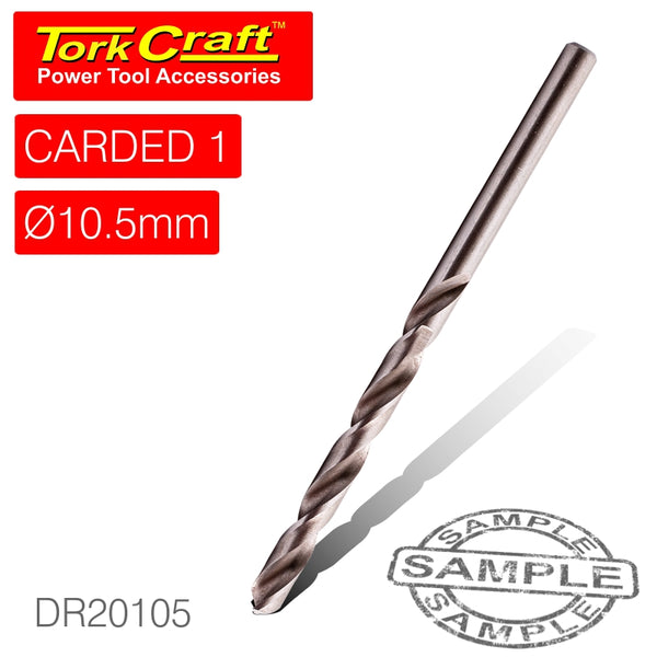 DRILL BIT HSS INDUSTRIAL 10.5MM 135DEG 1/CARD - Power Tool Traders