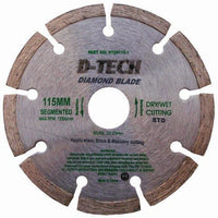 DIAMOND BLADE SEGMENTED STD. 115 X 22.23MM - Power Tool Traders