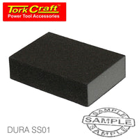 SANDING SPONGE D/SIDED 100X70X25MM 80/120GRIT - Power Tool Traders