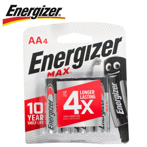 ENERGIZER MAX AA - 4 PACK (MOQ 12) - Power Tool Traders