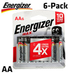ENERGIZER MAX AA - 6 PACK (MOQ 12) - Power Tool Traders
