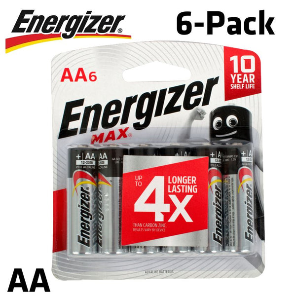 ENERGIZER MAX AA - 6 PACK (MOQ 12) - Power Tool Traders