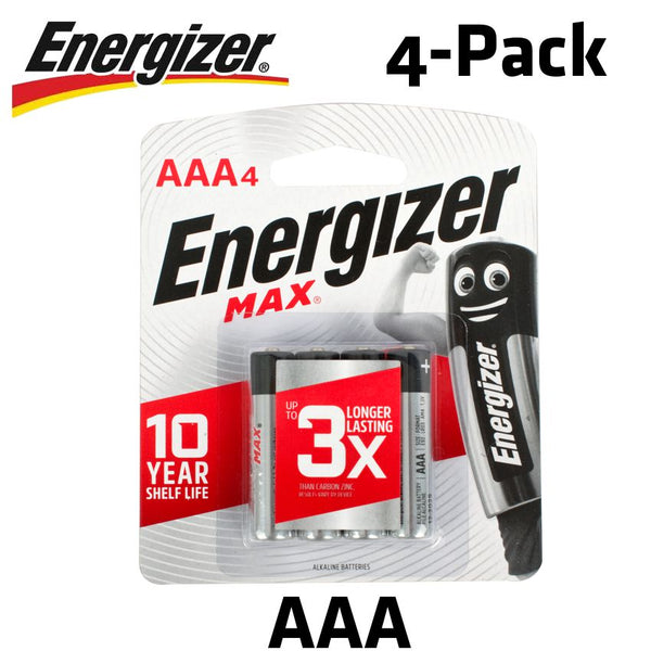 ENERGIZER MAX AAA - 4 PACK (MOQ 12) - Power Tool Traders
