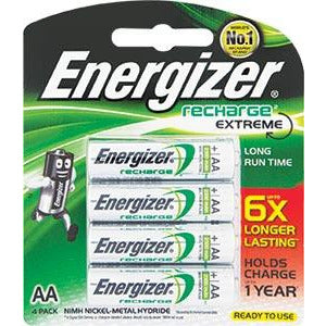 ENERGIZER RECHARGE 2300mAh   AA - 4 PACK (MOQ6) - Power Tool Traders