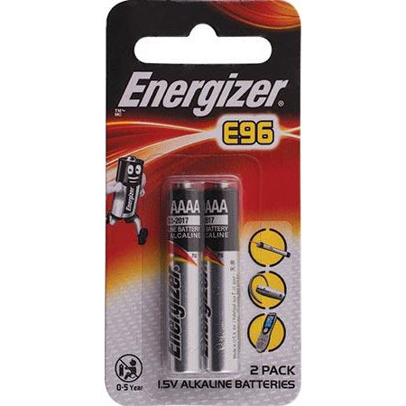 ENERGIZER MINIATURE  AAAA: E96 (2 PACK) (MOQ 12) - Power Tool Traders