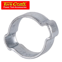 TORK CRAFT DOUBLE EAR CLAMP C/STEEL 13-15MM (10PC PER PACK) - Power Tool Traders