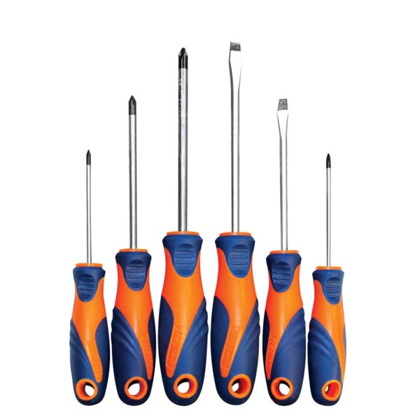 S/DRIVER SET SOFT GRIP P/H 6PC - Power Tool Traders