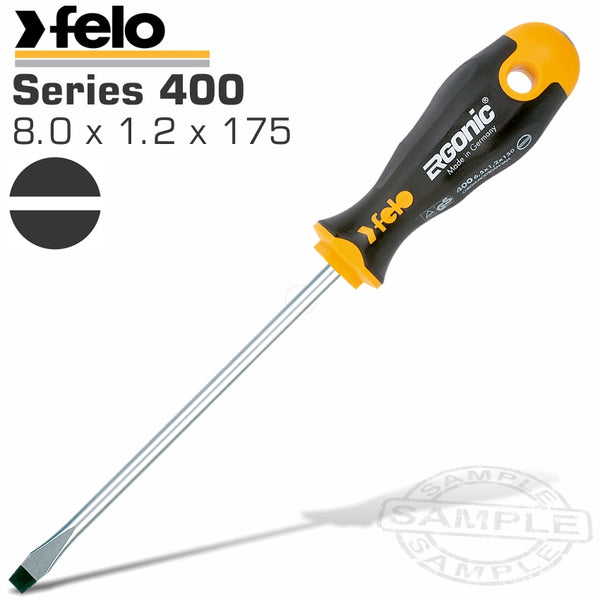 FELO 400 SL8.0X1.2X175 S/DRIVER ERGONIC - Power Tool Traders