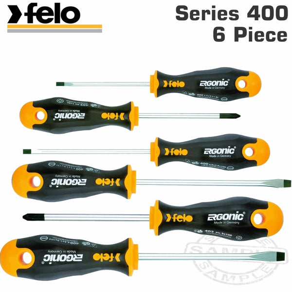 FELO 400 S/DRIVER SET 6PC ERGONIC HARD CASE - Power Tool Traders