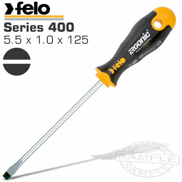 FELO 400 SL5.5X1.0X125 S/DRIVER ERGONIC - Power Tool Traders