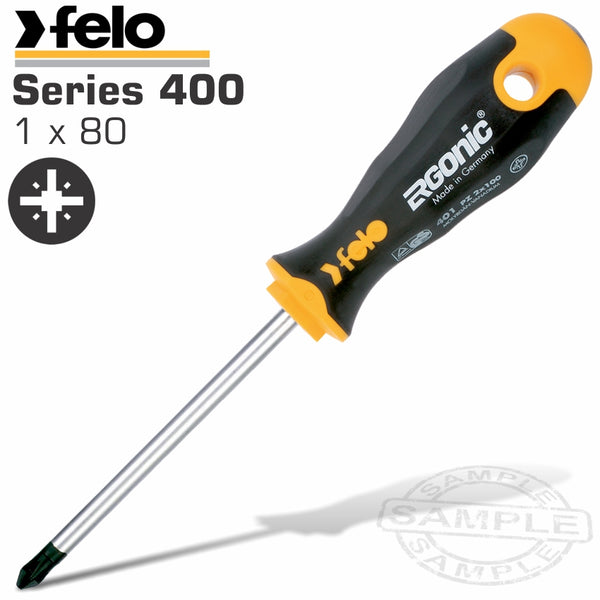 FELO 401 PZ1X80 S/DRIVER ERGONIC - Power Tool Traders