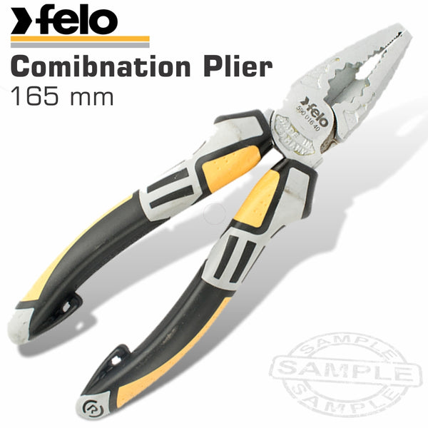 FELO PLIER COMBINATION 165MM - Power Tool Traders