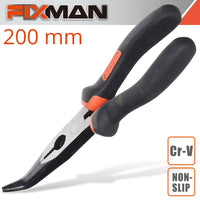 FIXMAN INDUSTRIAL BENT NOSE PLIERS 8'/200MM - Power Tool Traders