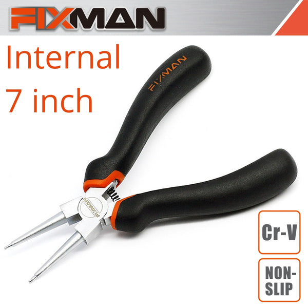 FIXMAN STRAIGHT INTERNAL CIRCLIP PLIERS 7'/175MM - Power Tool Traders