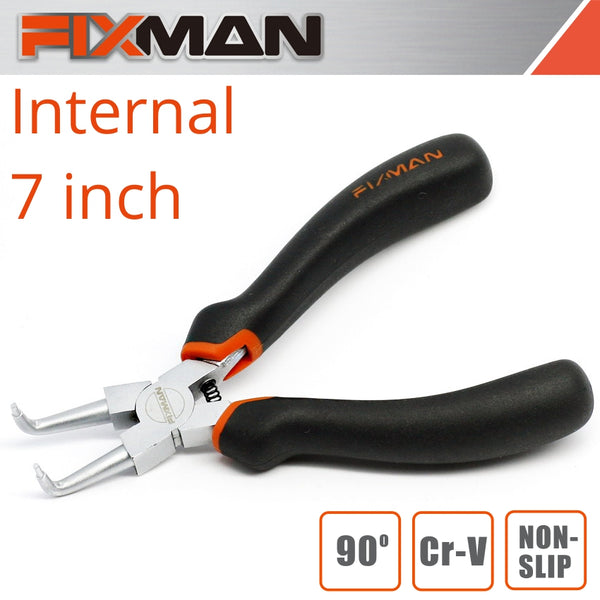 FIXMAN INTERNAL CIRCLIP PLIERS 7'/175MM X 90 DEG - Power Tool Traders