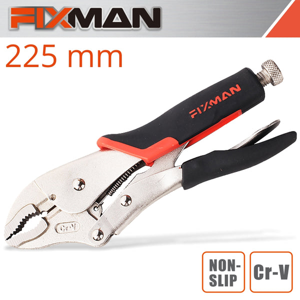 FIXMAN CURVED JAW LOCK GRIP PLIERS 10'/250MM - Power Tool Traders