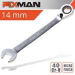 FIXMAN REVERSIBLE COMBINATION RATCHETING WRENCH 14MM - Power Tool Traders
