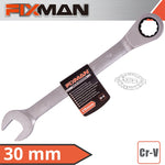FIXMAN COMBINATION RATCHETING WRENCH 30MM - Power Tool Traders