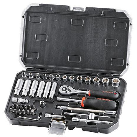 FIXMAN SOCKET DRIVE SET 42PC  X 1/4' - Power Tool Traders