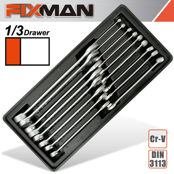 FIXMAN TRAY 17 PIECE COMBINATION SPANNERS 6-22MM - Power Tool Traders
