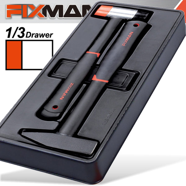 FIXMAN TRAY 2 PIECE MACHINIST HAMMER AND MALLET - Power Tool Traders