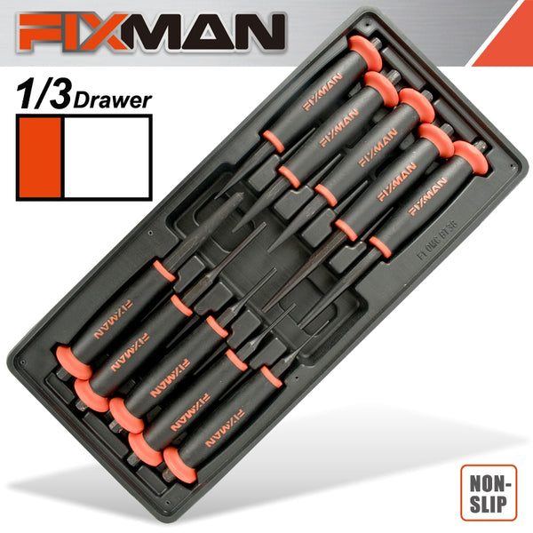 FIXMAN 10-PC PUNCHES PIN 2-3-4-5 PUNCH 2-3-4-5-6 CENTER PUNCH 8MM - Power Tool Traders