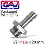 HOSE ADAPTOR 1/2'MALE X 20MM HOSE PACKAGED - Power Tool Traders