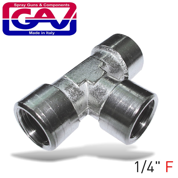 T CONNECTOR 1/4'FFF - Power Tool Traders