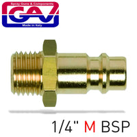 CONNECTOR BRASS 1/4'M - Power Tool Traders