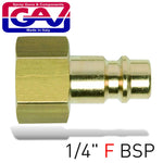 CONNECTOR BRASS 1/4'F - Power Tool Traders